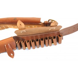 Ceinturon cartouchière cuir pour fusil Martini Henry 