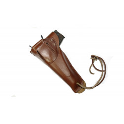 Etui cuir marron Colt 45 USMC ref MIL