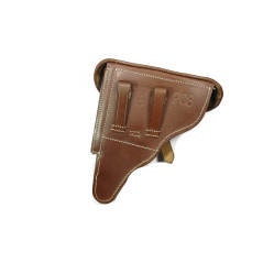 Etui cuir P08 couleur fauve daté 1941 ref MIL