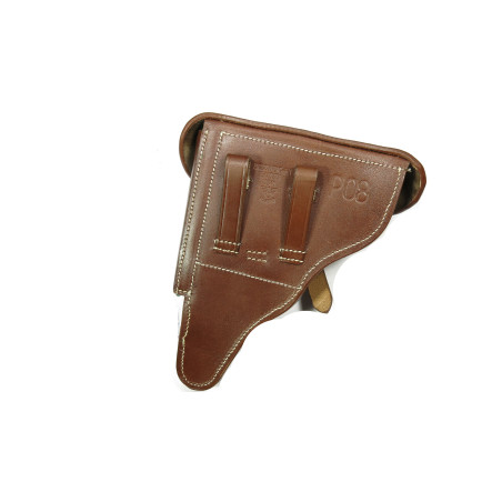 Etui cuir P08 couleur fauve daté 1941 ref MIL