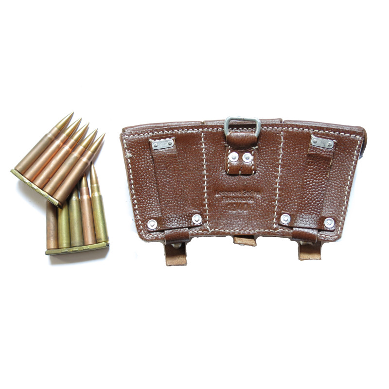 Cartouchiere cuir 98K Mauser Repro