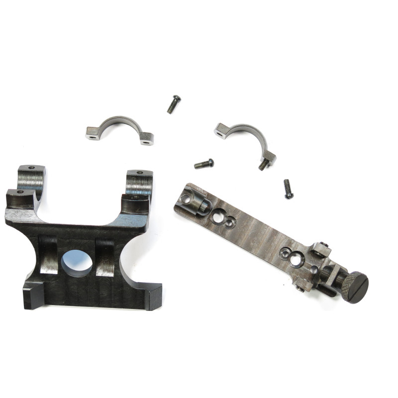 Montage de lunette latéral PU fusil Mosin Nagant avec colliers lunette diamètre 26 mm 