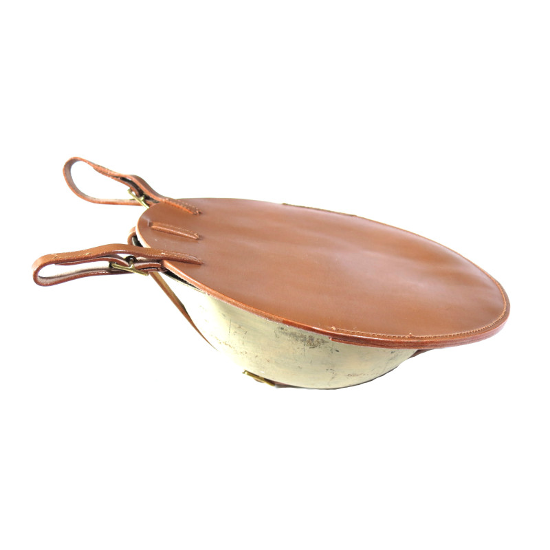 Porte casque cuir  pour casque Anglais 39/45 