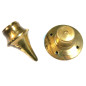 Pointe laiton de casque a pointe 14/18 repro ref bo 195