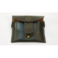 Pouch leather clips rifle...