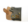 Pouch leather clips rifle Lebel or Berthier 1892 