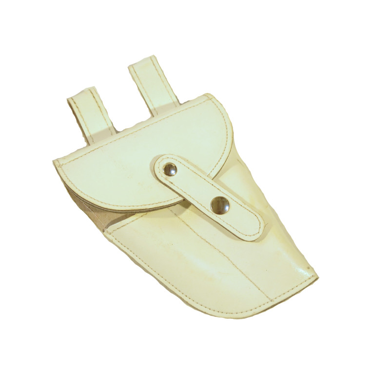 Etui en cuir Blanc pour PA Mab C Ref C58 