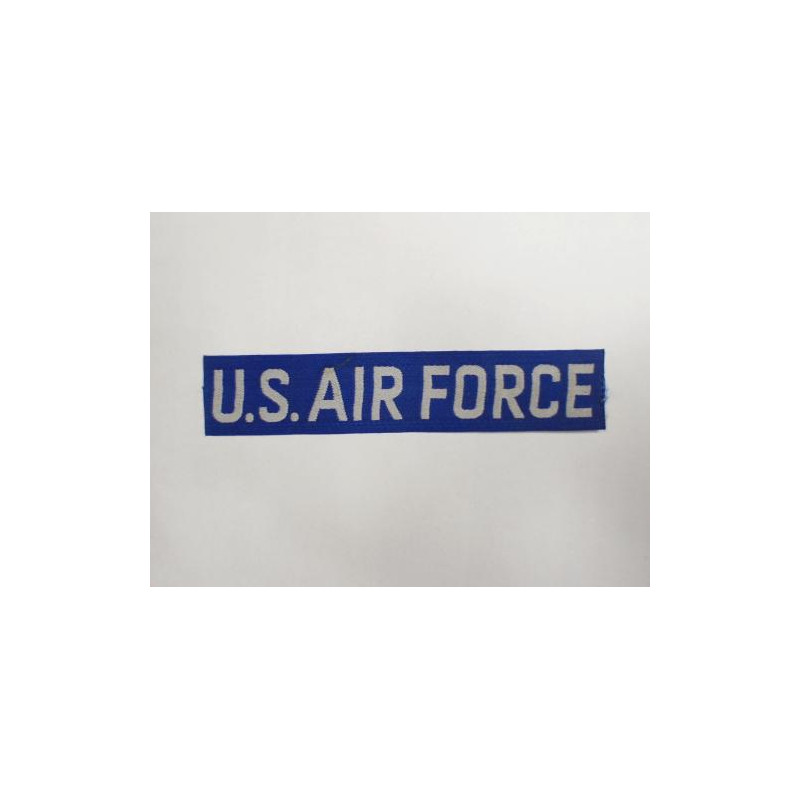 Bande patronymique US Air force bleu