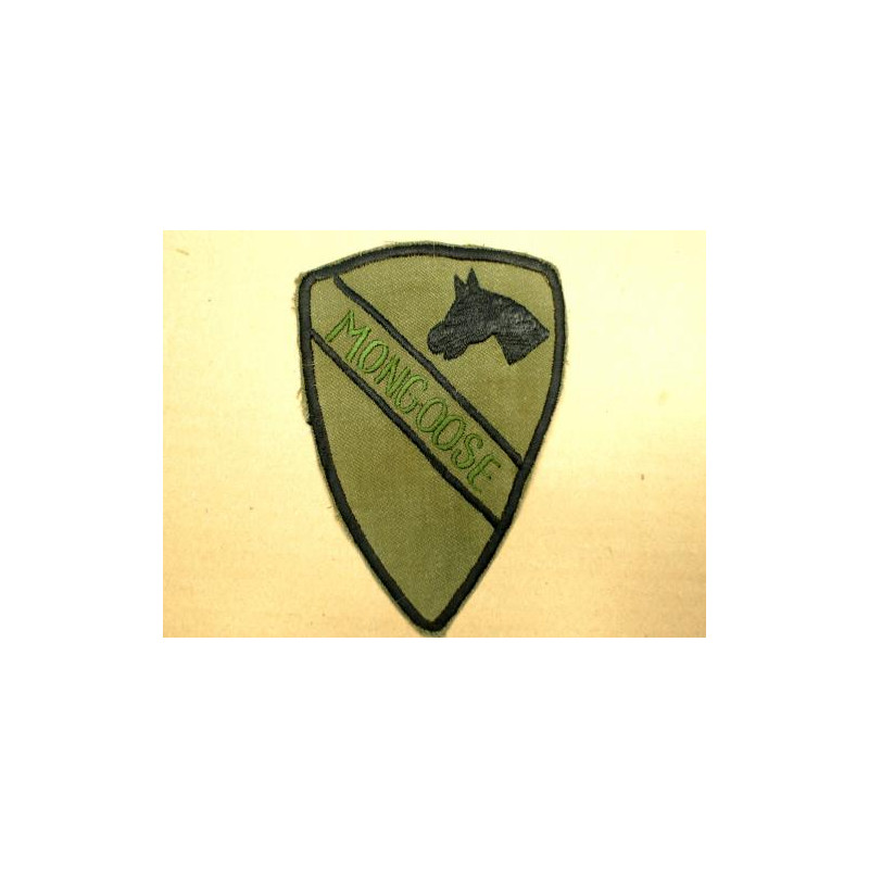 Patch US 1st cavalry division Mongoose