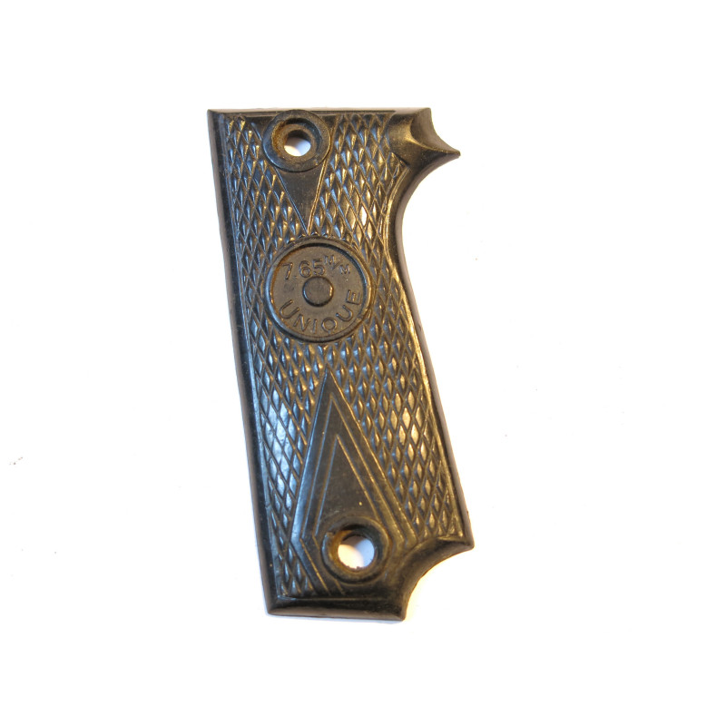 Plaquette droite en bakelite Pistolet UNIQUE Rr 7.65 Ref pL 318