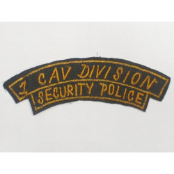 Tab 1 Cav Division security police