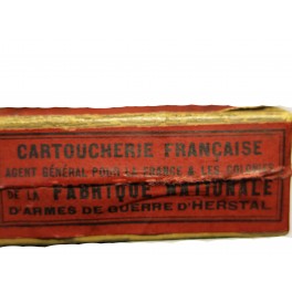 Boite ancienne vide 22 long rifle PL cartoucherie Française c31