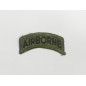 Tab AIRBORNE noir fond OD US Vietnam