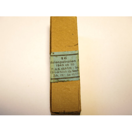 Boite vide P08 Luger ch Belgique 1943 ref 23 c33