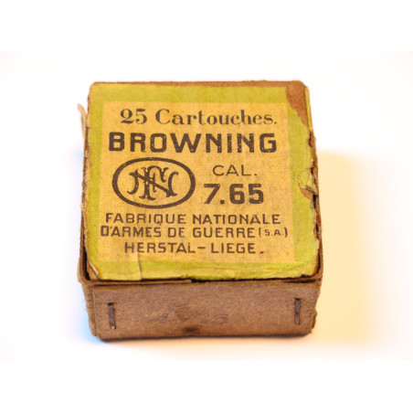 Boite vide 7.65 Browning FN  Herstal    Ref C 24