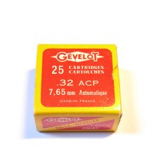 Boite vide 7.65 Browning Gevelot ref C 24