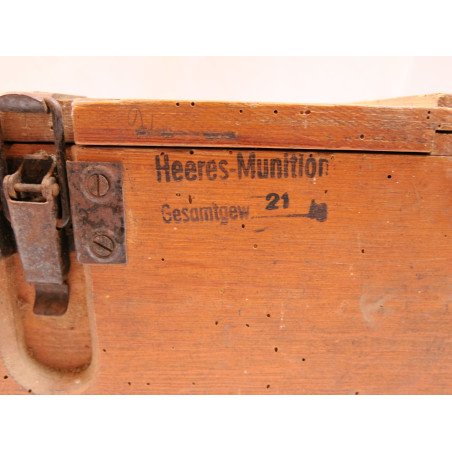 Caisse bois pour douilles 12.2 cm Allemande 39/45