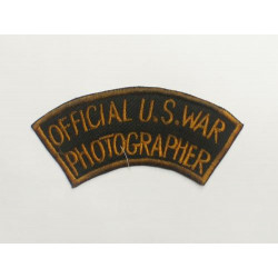 Patch OFFICIAL US WAR PHOTOGRAPHER