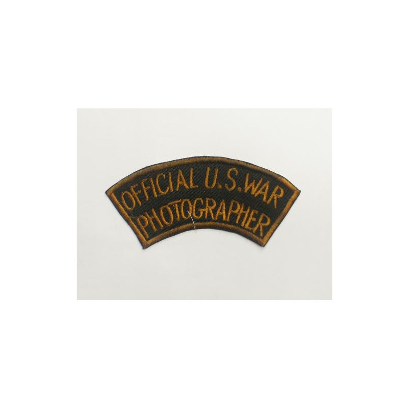 Patch OFFICIAL US WAR PHOTOGRAPHER