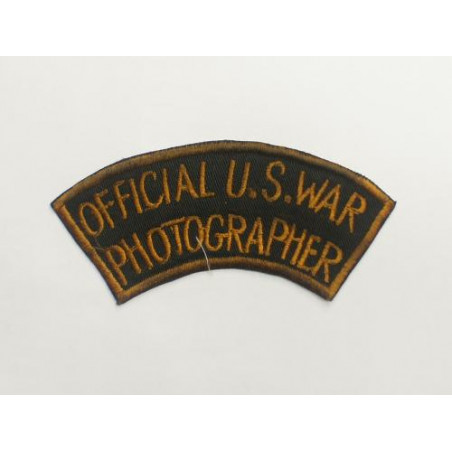 Patch OFFICIAL US WAR PHOTOGRAPHER