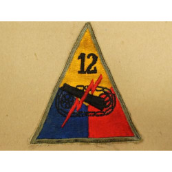 patch US 12th Armored ww2