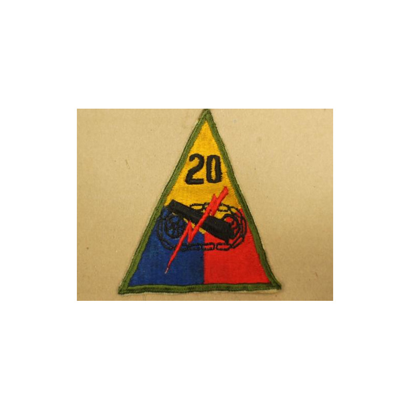 patch US 20th Armored ww2