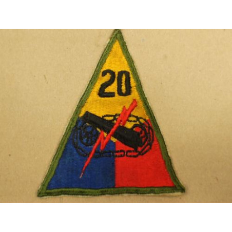 patch US 20th Armored ww2