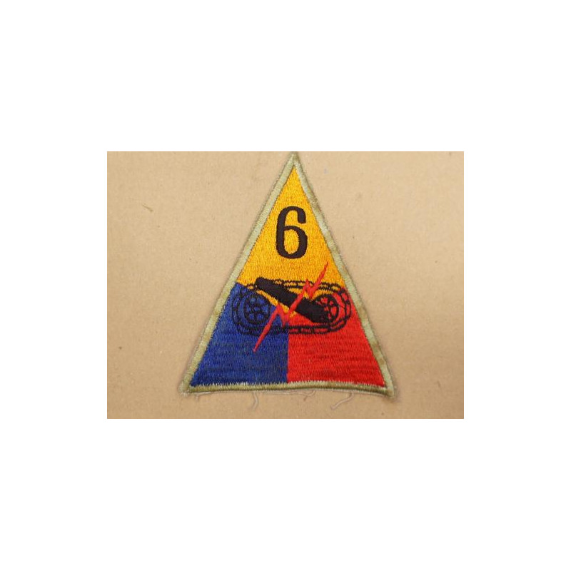 Patch US 6 th Armored ww2