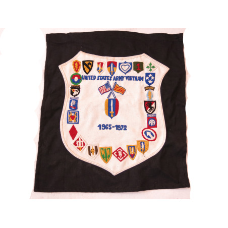 Fanion brodé  US Army Vietnam 1965- 1972 