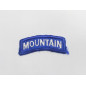 Tab    MOUNTAIN    blanc fond bleu