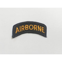 Tab AIRBORNE jaune fond noir