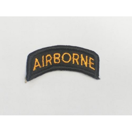 Tab AIRBORNE jaune fond noir