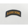 Tab AIRBORNE jaune fond noir