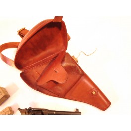 Etui cuir revolver 1892 jambon fauve