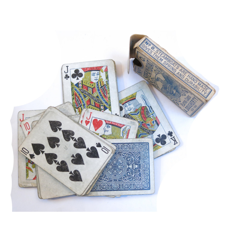 Jeu de carte US Army 39/45 original Steamboat daté 1941 box 208