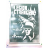 Affiche Legion Etrangere couleur verte 