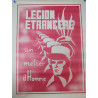 Affiche Legion Etrangere couleur rouge 