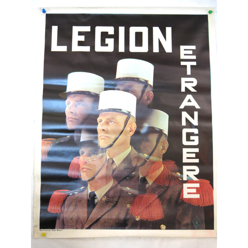 Affiche Legion Etrangere Kepi blanc 