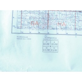 Carte d'état major Allemand 1943 Region Italie Nr 6 Piz Bernica -Tirano