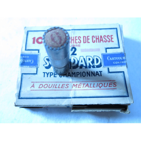 Cartouche 12 type championnat douilles métal