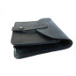 Black leather pouch for Lebel
