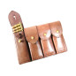 Etui cuir pour 4 lames chargeur C96 Mauser
