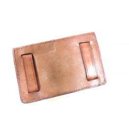 Etui cuir pour 4 lames chargeur C96 Mauser Etui cuir pour 4 lames chargeur C96 Mauser