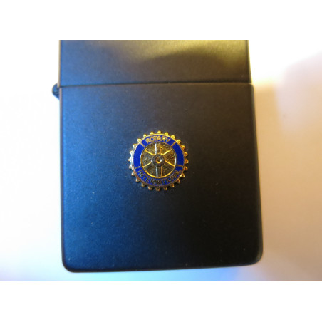 Briquet Zippo original insigne ROTARY Int black ref 108