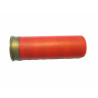 Cartouche calibre 12 police US balle caoutchouc Ref rouge cheddite