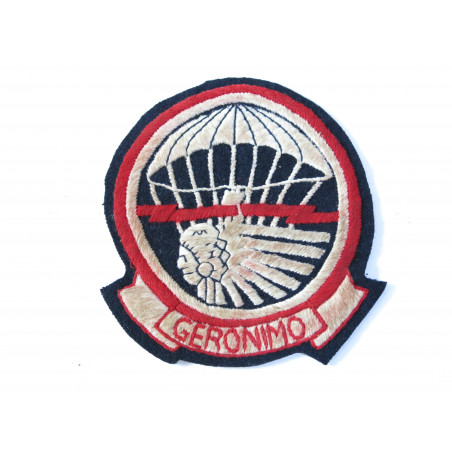 Gros Patch Parachutiste US 39/45 Geronimo réf 837