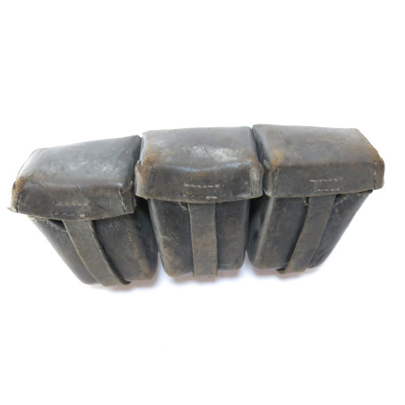 Cartouchiere Mauser G98 14/18 cuir fauve ref Mil