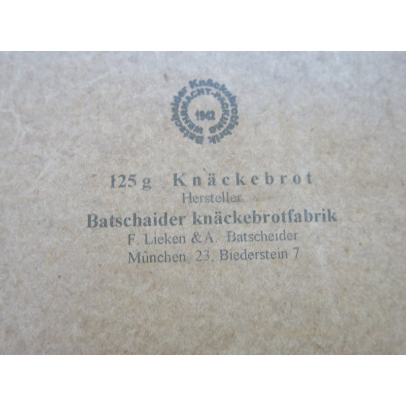 Boite vide Knackebrot Wh 1942  ref bo40