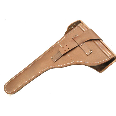 Etui cuir P08 Luger Artillerie fauve  Ref et 49 
