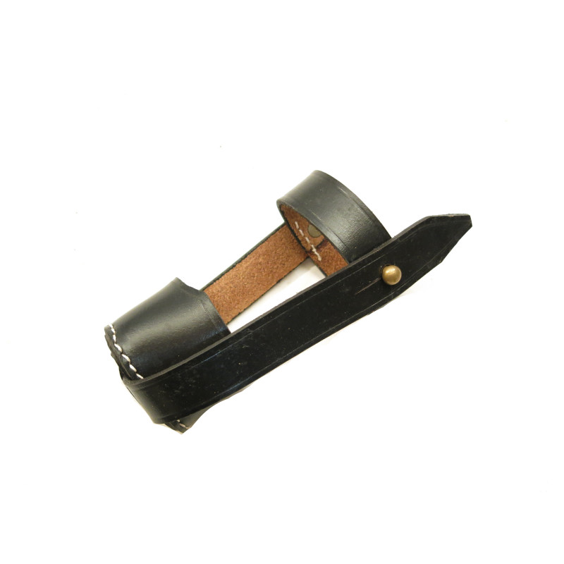 Fond cuir etui crosse P08 Luger artillerie couleur noire 